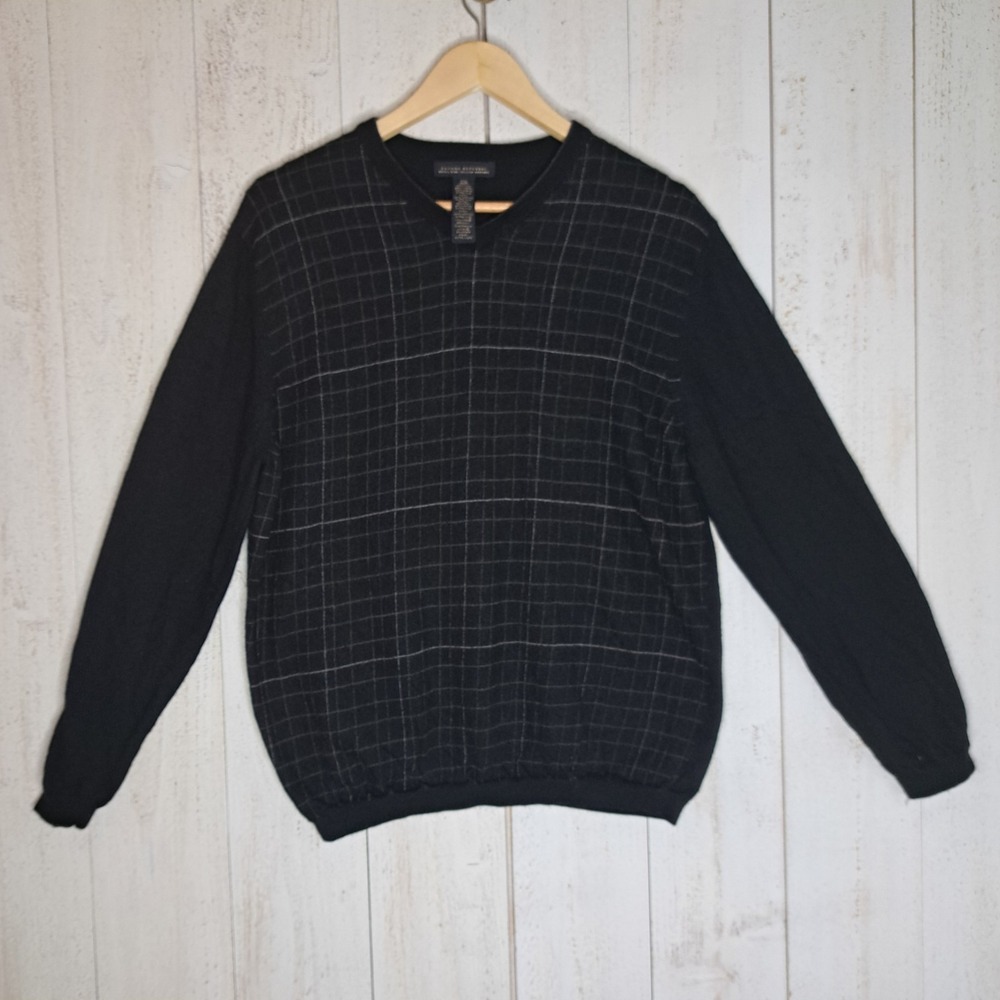 Heritage Minimalist Dark Academia Banana Republic Merino Wool Sweater Men XL/XXL